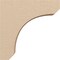 Ekena Millwork 3"W x 12"D x 12"H Thin Legacy Rough Cedar Woodgrain TimberThane Corbel, Primed Tan CORUR03X12X12LGYRCPR - alternate 6